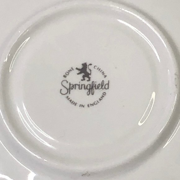 Springfield Bone China Teacup and Saucer - Picture 9 of 9